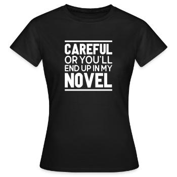 Auteur - T-shirt Femme - noir - Devant - AI Model Female 172 dark (172cm)