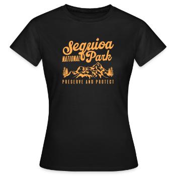 California - Women's T-Shirt - black - Front - AI Model Female 172 dark (172cm)