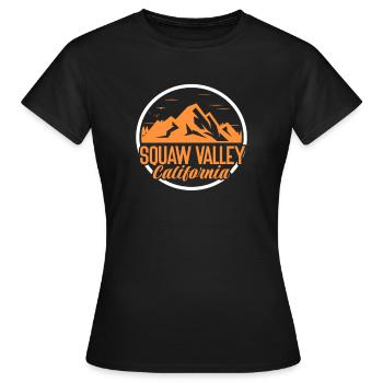 California - Women's T-Shirt - black - Front - AI Model Female 172 dark (172cm)