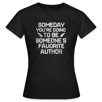 Autor - Frauen T-Shirt - Schwarz - Vorne - AI Model Female 172 dark (172cm)