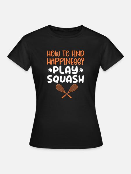 Squash - Frauen T-Shirt - Schwarz