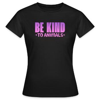 Tierrettung - Frauen T-Shirt - Schwarz - Vorne - AI Model Female 172 dark (172cm)