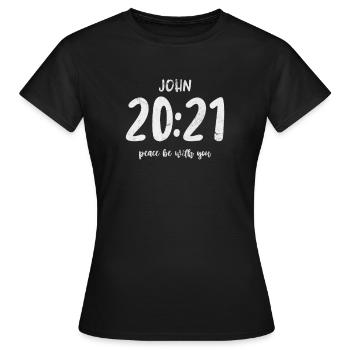 Bible - T-shirt Femme - noir - Devant - AI Model Female 172 dark (172cm)