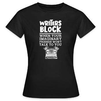Auteur - T-shirt Femme - noir - Devant - AI Model Female 172 dark (172cm)