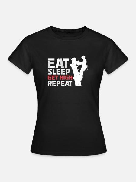 Baumpfleger - Frauen T-Shirt - Schwarz