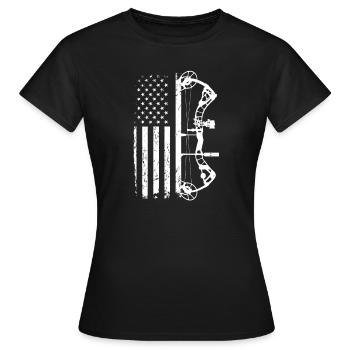 Archerie - T-shirt Femme - noir - Devant - AI Model Female 172 dark (172cm)