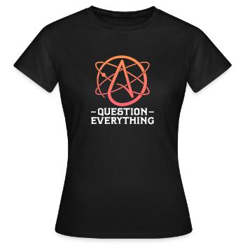 Atheist - Frauen T-Shirt - Schwarz - Vorne - AI Model Female 172 dark (172cm)