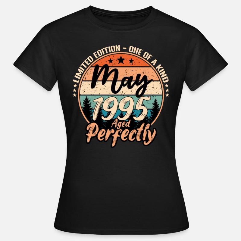 May 1995 anniversary 1995 legends May - Women's T-Shirt - black