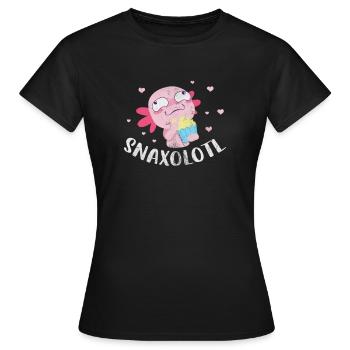 Axolotl Aquatic Animal Water Gift - Women's T-Shirt - black - Front - AI Model Female 172 dark (172cm)