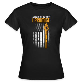 Archerie - T-shirt Femme - noir - Devant - AI Model Female 172 dark (172cm)