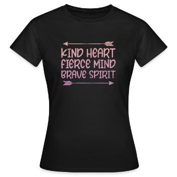 Bogenschiessen Bogenschütze Bogen Pfeil Geschenk - Frauen T-Shirt - Schwarz - Vorne - AI Model Female 172 dark (172cm)