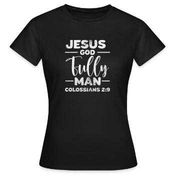 Bible - T-shirt Femme - noir - Devant - AI Model Female 172 dark (172cm)