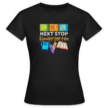 Kindergarten - Women's T-Shirt - black - Front - AI Model Female 172 dark (172cm)