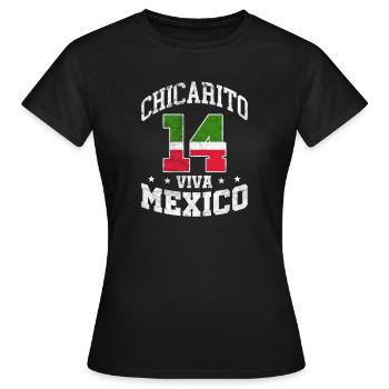 Mexiko - Frauen T-Shirt - Schwarz - Vorne - AI Model Female 172 dark (172cm)