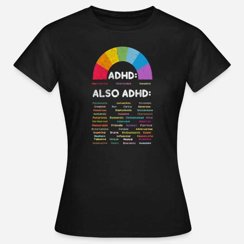 ADHD - Women's T-Shirt - black