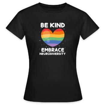 ADHS ADHD Aufmerksamkeit Defizit Geschenk - Frauen T-Shirt - Schwarz - Vorne - AI Model Female 172 dark (172cm)