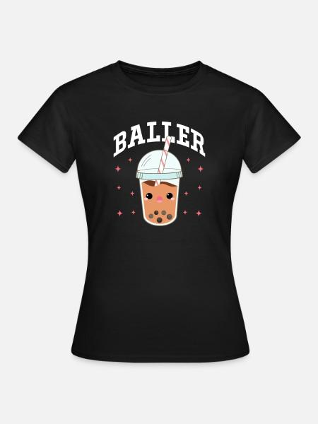 Bubble Tea - Frauen T-Shirt - Schwarz