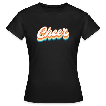 Cheerleader - T-shirt Femme - noir - Devant - AI Model Female 172 dark (172cm)