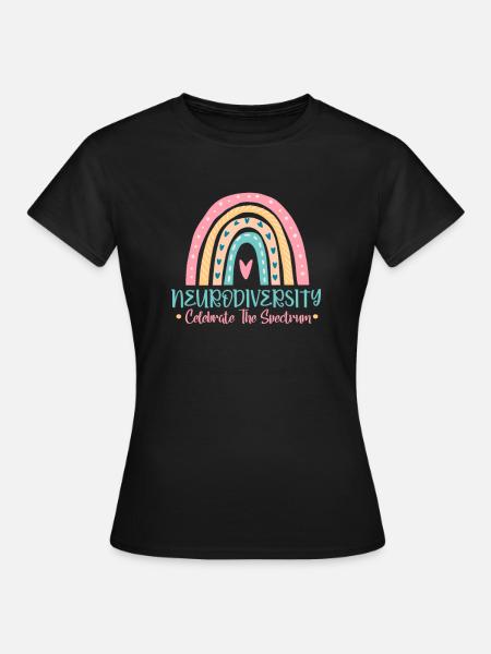 TDAH TDAH Cadeau de déficit de l’attention - T-shirt Femme - noir