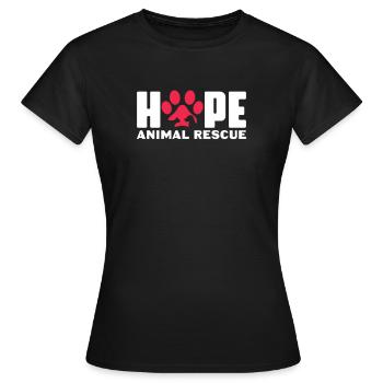 Sauvetage d’animaux - T-shirt Femme - noir - Devant - AI Model Female 172 dark (172cm)