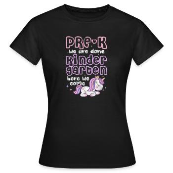 Kindergarten - Women's T-Shirt - black - Front - AI Model Female 172 dark (172cm)