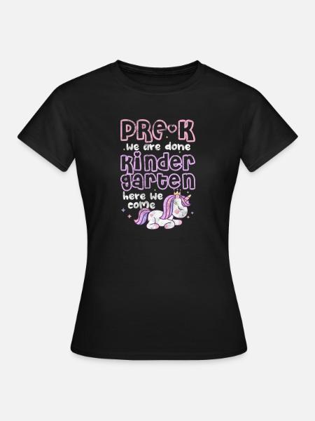 Kindergarten - Frauen T-Shirt - Schwarz