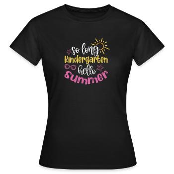 Kindergarten - Women's T-Shirt - black - Front - AI Model Female 172 dark (172cm)