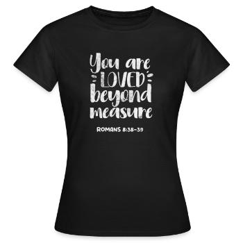 Bible - T-shirt Femme - noir - Devant - AI Model Female 172 dark (172cm)