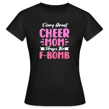 Cheerleader - T-shirt Femme - noir - Devant - AI Model Female 172 dark (172cm)