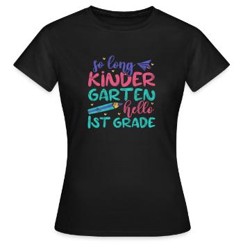 Kindergarten - Women's T-Shirt - black - Front - AI Model Female 172 dark (172cm)