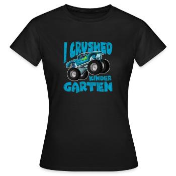 Kindergarten - Women's T-Shirt - black - Front - AI Model Female 172 dark (172cm)