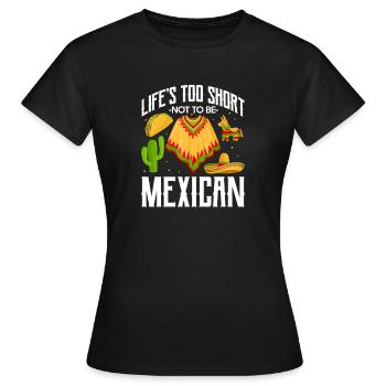 Cadeau de la nation mexicaine mexicaine - T-shirt Femme - noir - Devant - AI Model Female 172 dark (172cm)