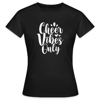 Cheerleader - T-shirt Femme - noir - Devant - AI Model Female 172 dark (172cm)