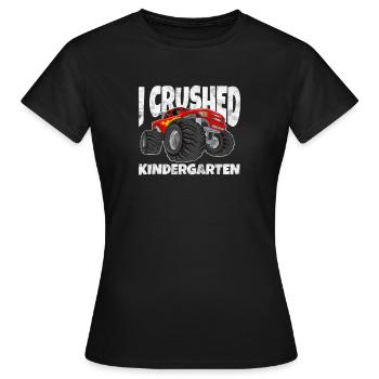 Kindergarten - Women's T-Shirt - black - Front - AI Model Female 172 dark (172cm)