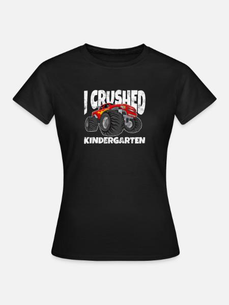 Kindergarten - Frauen T-Shirt - Schwarz
