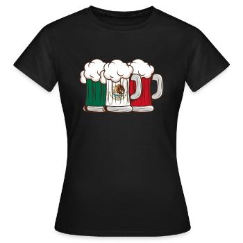 Cadeau de la nation mexicaine mexicaine - T-shirt Femme - noir - Devant - AI Model Female 172 dark (172cm)