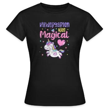 Kindergarten - Women's T-Shirt - black - Front - AI Model Female 172 dark (172cm)