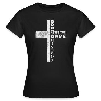 Bible - Women's T-Shirt - black - Front - AI Model Female 172 dark (172cm)