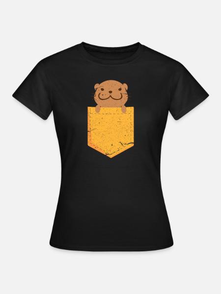 Otter - Frauen T-Shirt - Schwarz