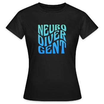 ADHS ADHD Aufmerksamkeit Defizit Geschenk - Frauen T-Shirt - Schwarz - Vorne - AI Model Female 172 dark (172cm)