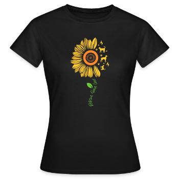 Sauvetage d’animaux - T-shirt Femme - noir - Devant - AI Model Female 172 dark (172cm)