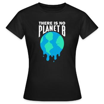 Changement climatique - T-shirt Femme - noir - Devant - AI Model Female 172 dark (172cm)