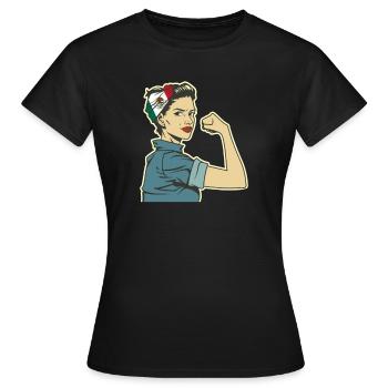 Cadeau de la nation mexicaine mexicaine - T-shirt Femme - noir - Devant - AI Model Female 172 dark (172cm)