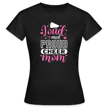Cheerleader - T-shirt Femme - noir - Devant - AI Model Female 172 dark (172cm)