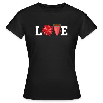 Cheerleader - T-shirt Femme - noir - Devant - AI Model Female 172 dark (172cm)