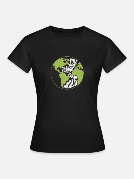 Klimawandel - Frauen T-Shirt - Schwarz