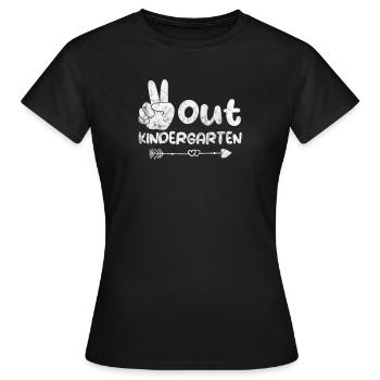 Kindergarten - Women's T-Shirt - black - Front - AI Model Female 172 dark (172cm)