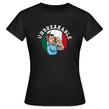 Mexique - T-shirt Femme - noir - Devant - AI Model Female 172 dark (172cm)