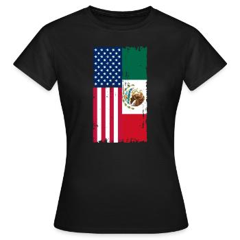 Cadeau de la nation mexicaine mexicaine - T-shirt Femme - noir - Devant - AI Model Female 172 dark (172cm)