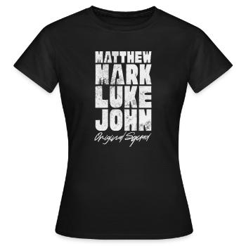Bible - T-shirt Femme - noir - Devant - AI Model Female 172 dark (172cm)